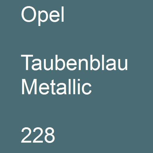 Opel, Taubenblau Metallic, 228.